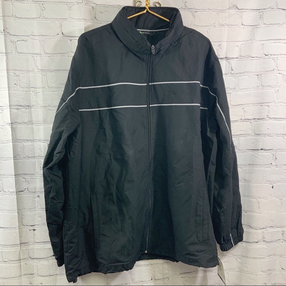 Tel Gear Black & Gray Stripe Jacket XXL